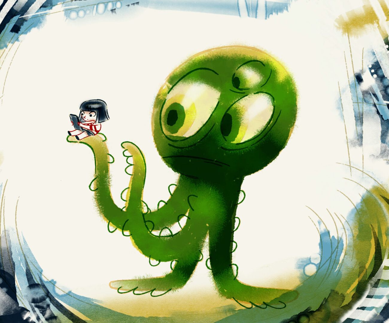 The Girl With The Occupied Eyes